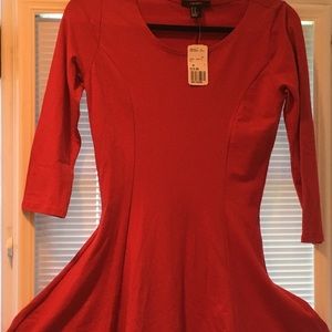 NWT red skater dress
